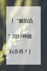 “廊坊造”出行神器有多香？
