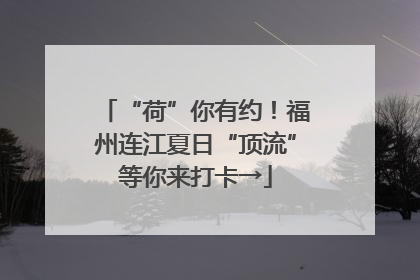 “荷”你有约！福州连江夏日“顶流”等你来打卡→