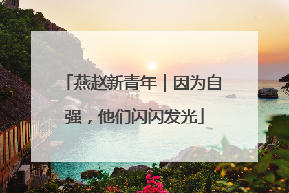 燕赵新青年｜因为自强，他们闪闪发光