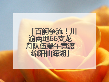 百舸争流！川渝两地66支龙舟队伍端午竞渡绵阳仙海湖