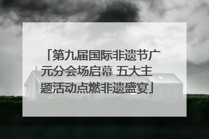 第九届国际非遗节广元分会场启幕 五大主题活动点燃非遗盛宴