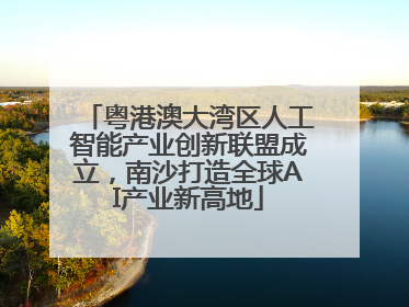 粤港澳大湾区人工智能产业创新联盟成立，南沙打造全球AI产业新高地