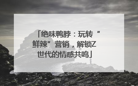 绝味鸭脖：玩转“鲜辣”营销，解锁Z世代的情感共鸣