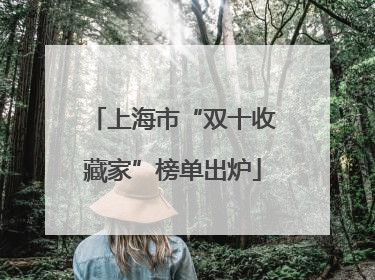 上海市“双十收藏家”榜单出炉