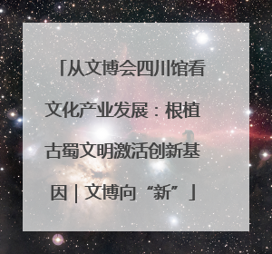 从文博会四川馆看文化产业发展：根植古蜀文明激活创新基因｜文博向“新”