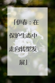 伊春：在保护生态中走向转型发展