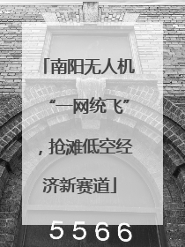 南阳无人机“一网统飞”，抢滩低空经济新赛道