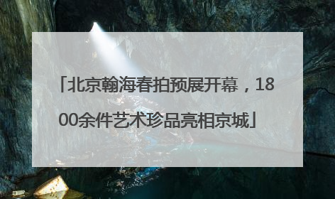 北京翰海春拍预展开幕，1800余件艺术珍品亮相京城