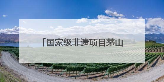 国家级非遗项目茅山号子 有了新传承人