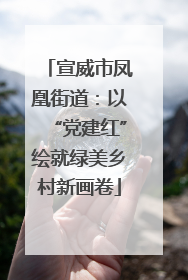 宣威市凤凰街道：以“党建红”绘就绿美乡村新画卷