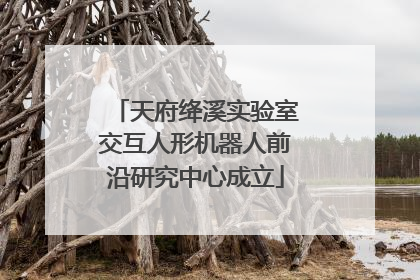 天府绛溪实验室交互人形机器人前沿研究中心成立