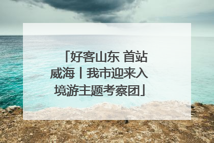 好客山东 首站威海丨我市迎来入境游主题考察团