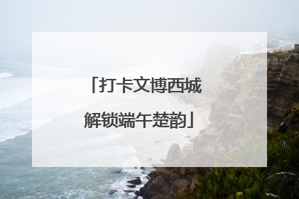打卡文博西城 解锁端午楚韵