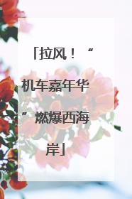 拉风！“机车嘉年华”燃爆西海岸