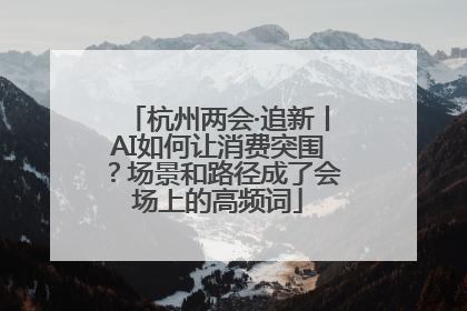 杭州两会·追新丨AI如何让消费突围？场景和路径成了会场上的高频词
