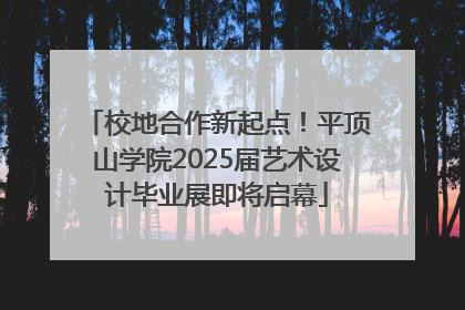 校地合作新起点！平顶山学院2025届艺术设计毕业展即将启幕