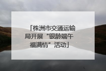 株洲市交通运输局开展“银龄端午福满情”活动
