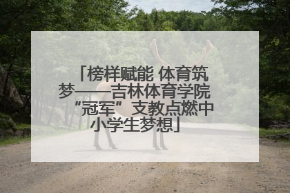 榜样赋能 体育筑梦——吉林体育学院“冠军”支教点燃中小学生梦想