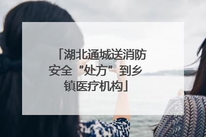 湖北通城送消防安全“处方”到乡镇医疗机构