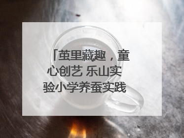 茧里藏趣，童心创艺 乐山实验小学养蚕实践绘就成长画卷