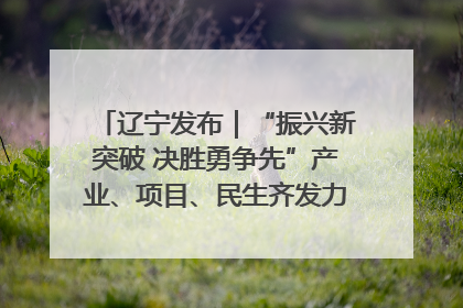 辽宁发布｜“振兴新突破 决胜勇争先”产业、项目、民生齐发力 葫芦岛按下决胜之年“加速键”