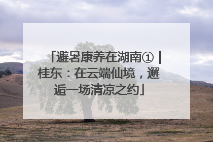 避暑康养在湖南①｜桂东：在云端仙境，邂逅一场清凉之约