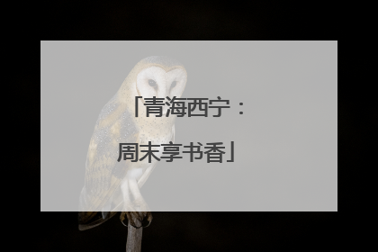 青海西宁：周末享书香