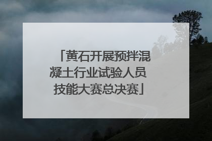 黄石开展预拌混凝土行业试验人员技能大赛总决赛