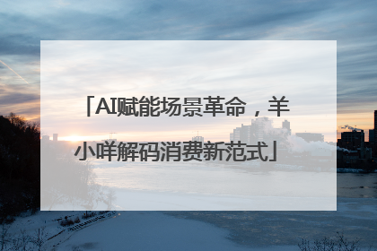 AI赋能场景革命，羊小咩解码消费新范式